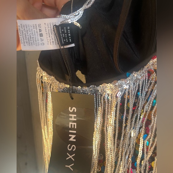 NWT sequin fringe bodysuit - Picture 4 of 4